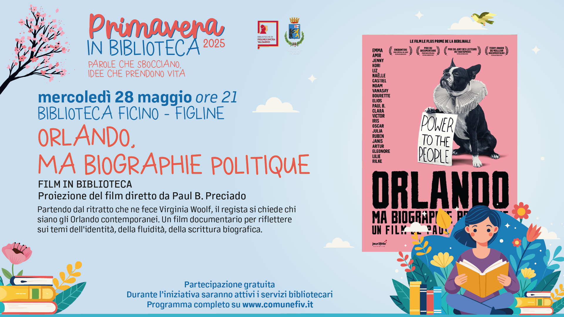 Film in Biblioteca – Orlando, ma biographie politique Immagine anteprima