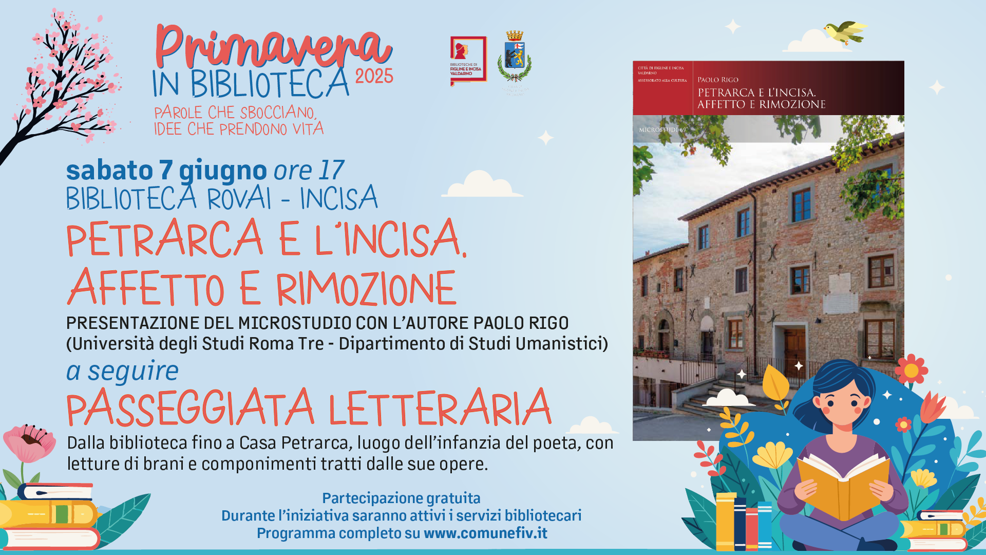 Petrarca e l’Incisa, affetto e rimozione – Presentazione e passeggiata letteraria Immagine anteprima