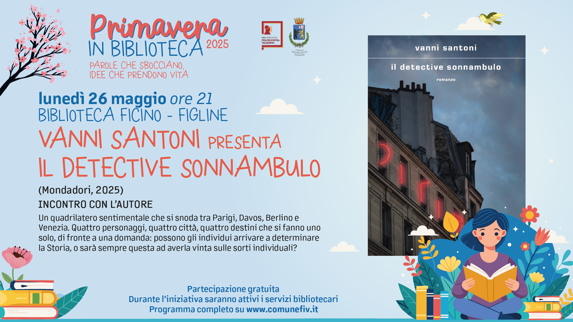 Vanni Santoni presenta “Il detective sonnambulo” Immagine anteprima