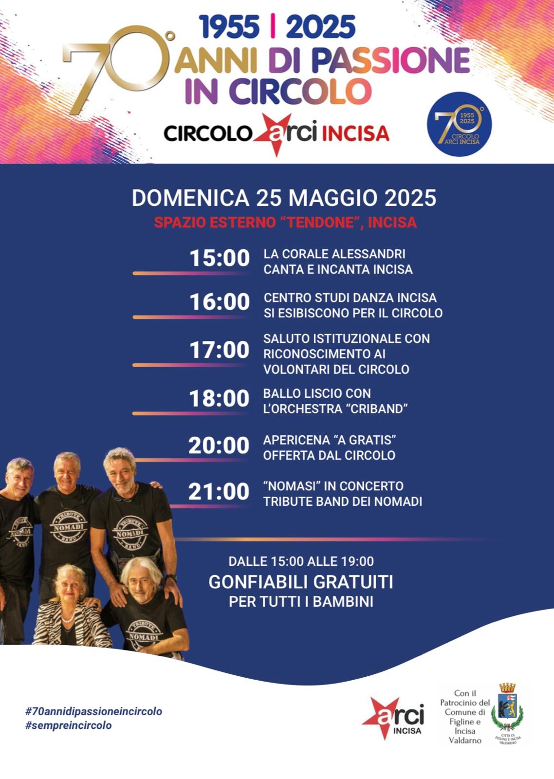 70 anni di passione in circolo – Circolo ARCI Incisa Immagine anteprima
