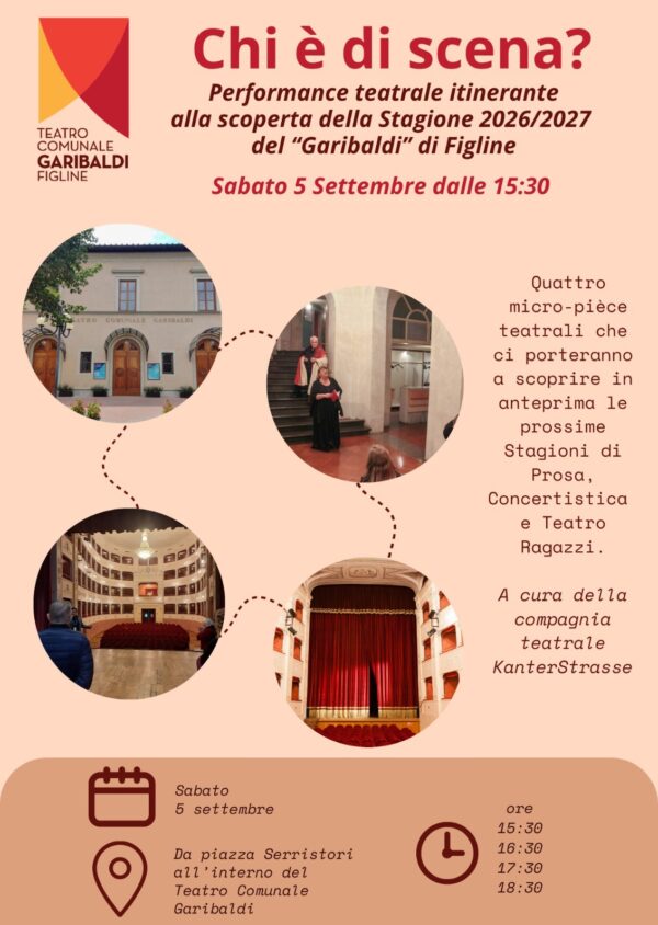 volantino teatro - evento del 5